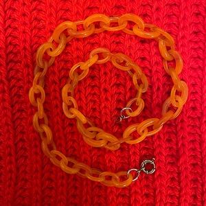 SOLD Offline: Cute J.Crew Acrylic Chain Necklace